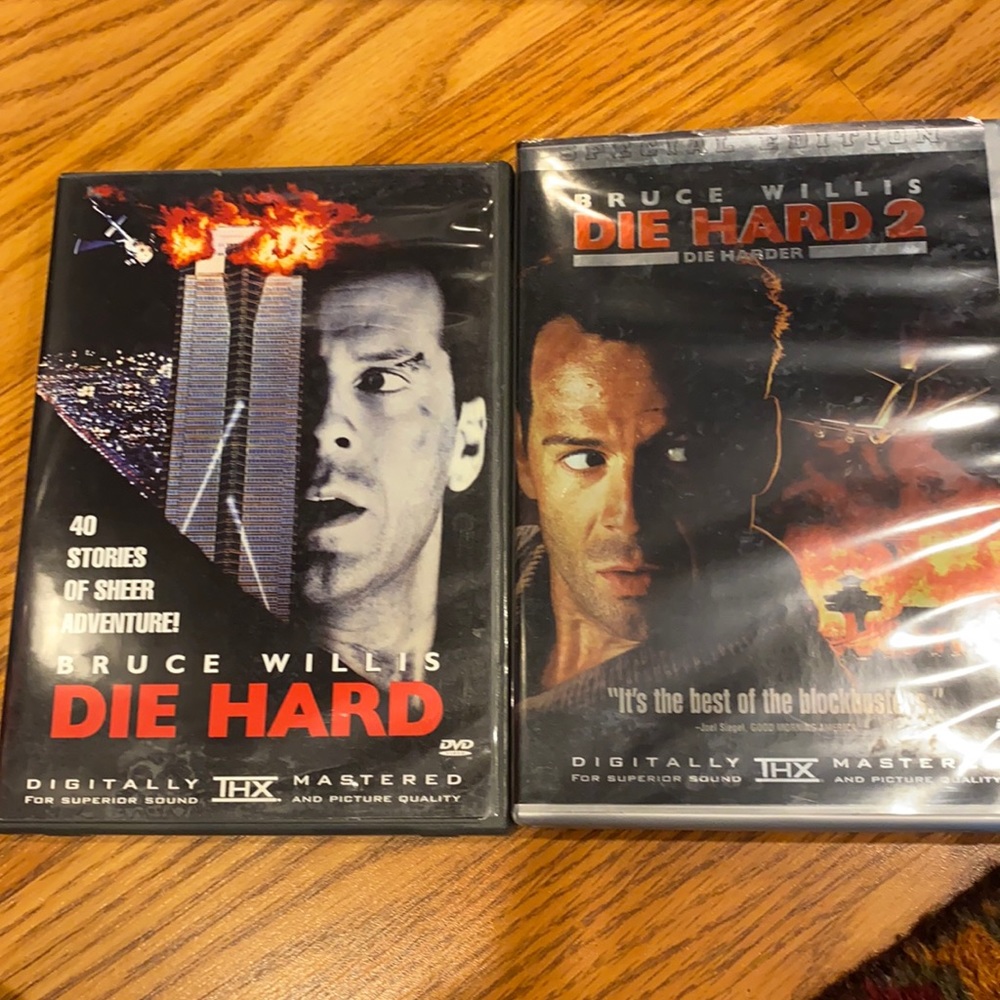 Die Hard 1 and 2 dvd